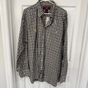 NWT Colo Wear Vintage Size Large Plaid Mens Button Down